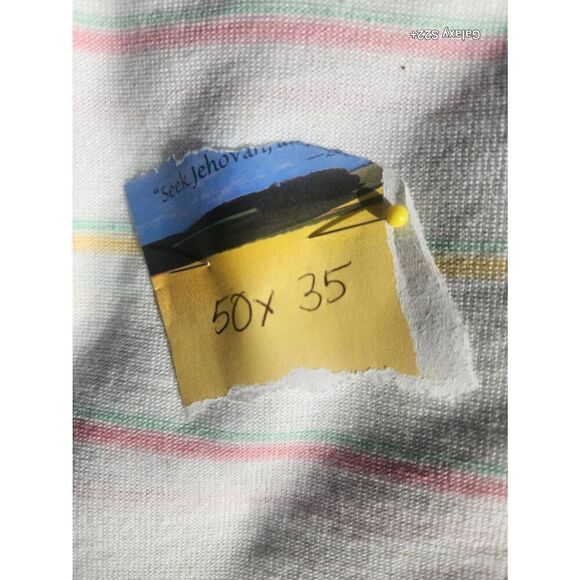 Knit Fabric remnants-pastel and white stripe and pastel polka dot for sewing, cr - Picture 5 of 9